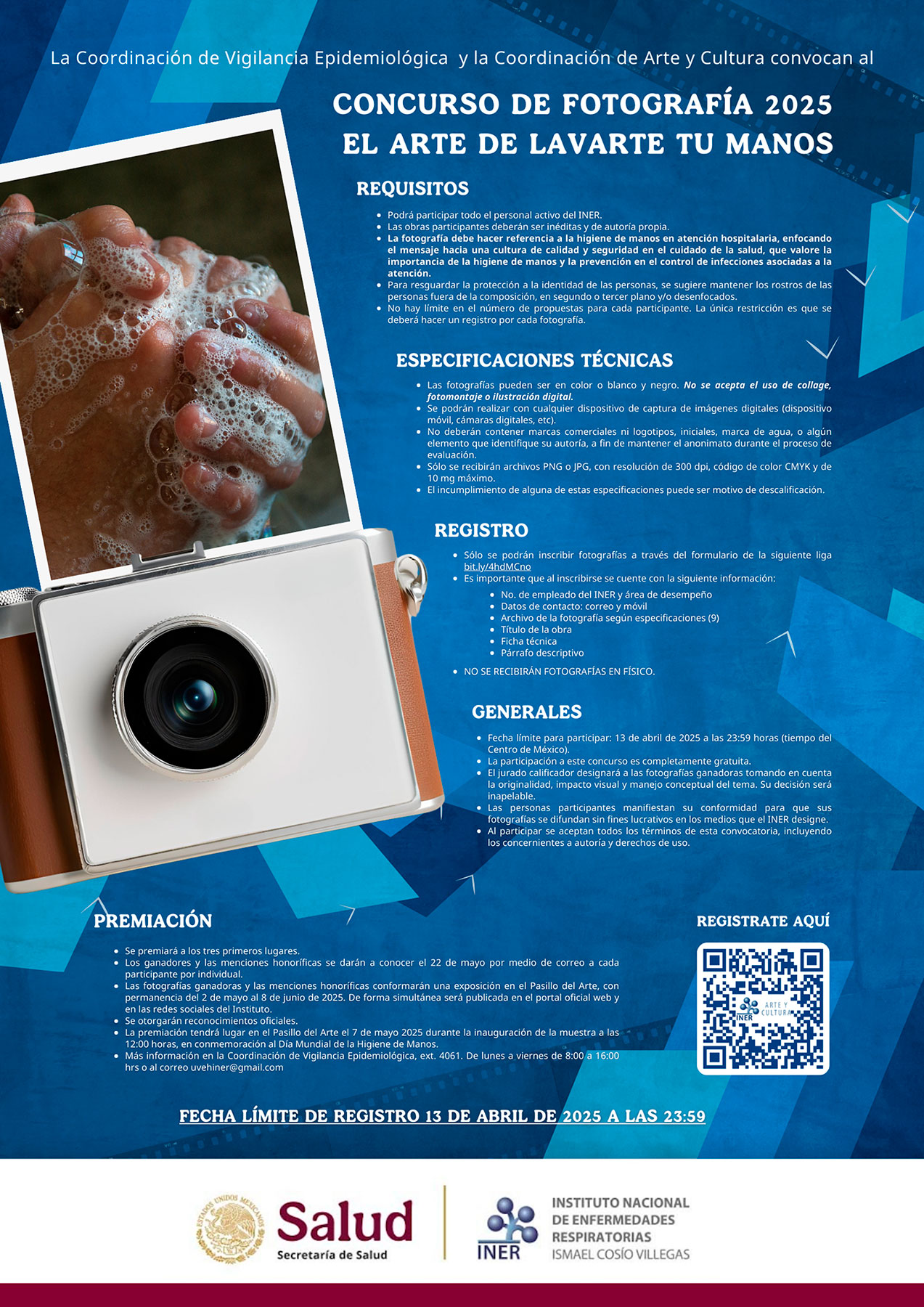 Convocatoria para el concurso de fotografía El Arte de Lavarte tus Manos