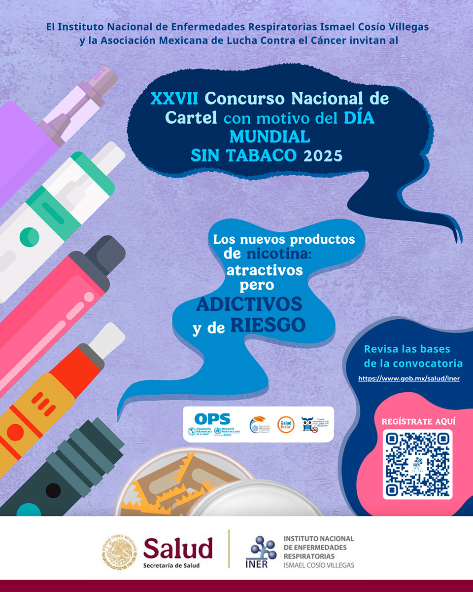 Post del Concurso Nacional de Cartel con motivo del Día Mundial sin Tabaco